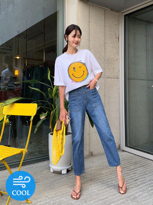 Pocket Baggy Cool Denim Pants