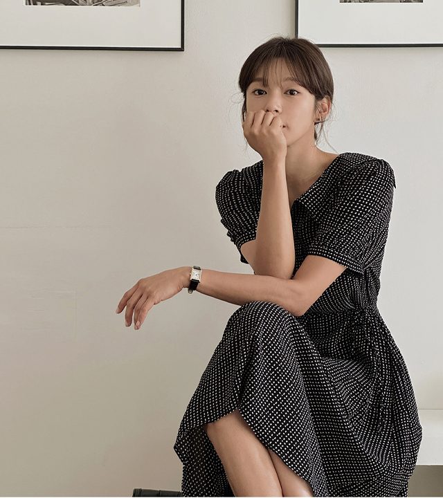 Sailor frill pattern dress