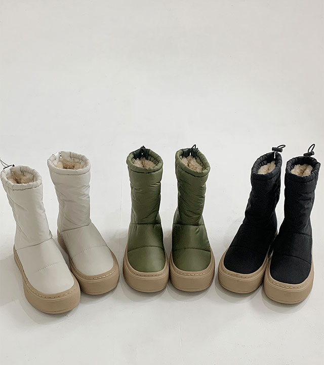 Haunted shearling padded boots