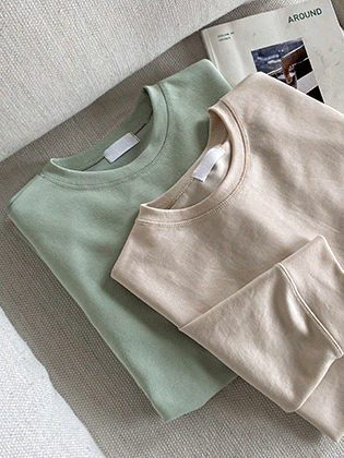 Cotton candy boxy long sweatshirt