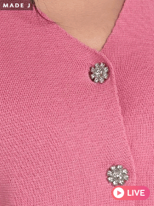 [MADE] Lare Jewelry Knit Cardigan