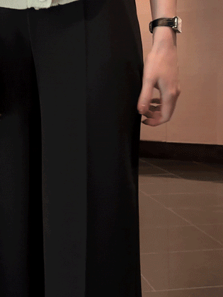 Sarah straight wide slacks