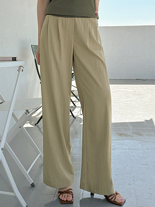 Sandy double pin tuck cool slacks