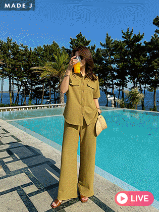 [MADE] Slow embo banding pants