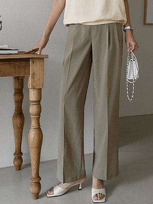 Muar Double Pintuck Slacks
