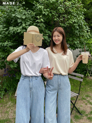 [MADE] Duff UV neck basic tee