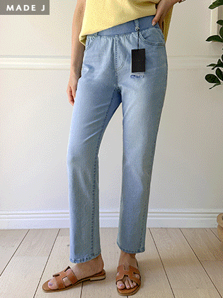 [MADE] Signature summer denim banding pants