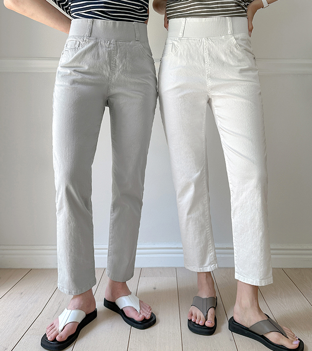 [MADE] Signature summer cotton banding pants