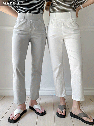 [MADE] Signature summer cotton banding pants