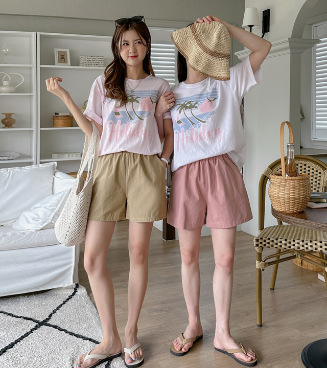 Holiday Cotton Short Sleeve Tee