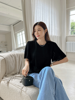wave blouse tee