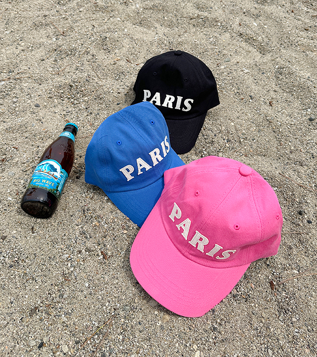 Paris color patch ball cap