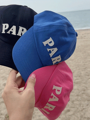 Paris color patch ball cap
