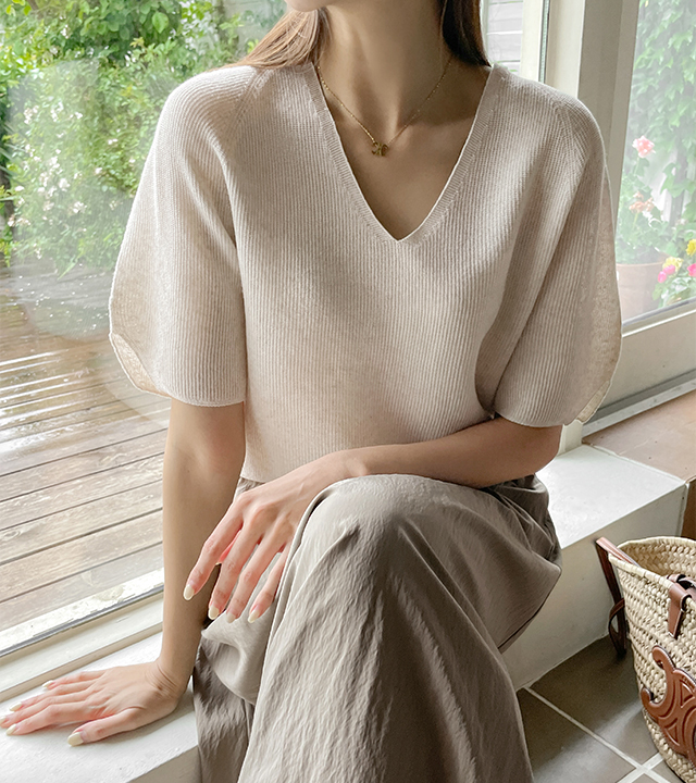 [MADE] Harsh linen knit (whole garment)