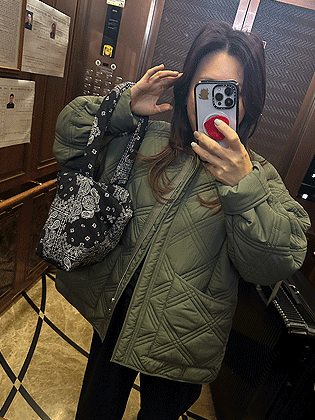 Paisley Corduroy Padded Bag