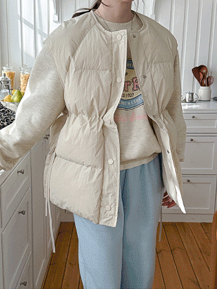 String Half Padding Vest