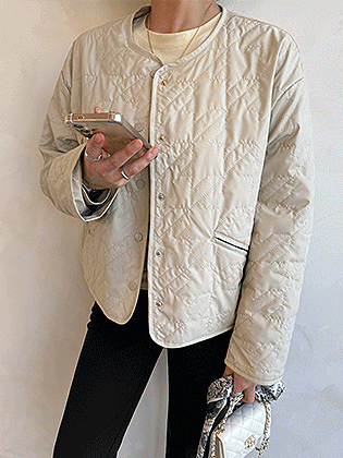 Quilted Matte Leather Jumper