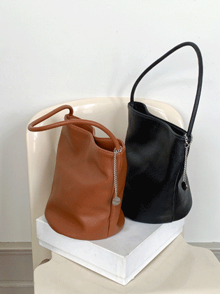 Coin Leather Bucket Bag