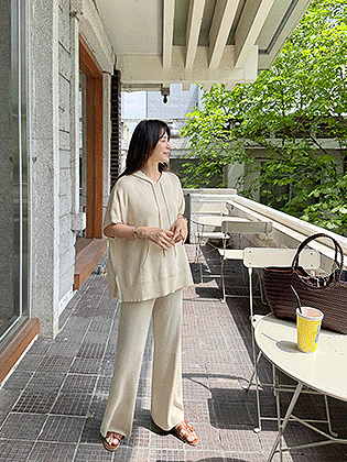 Bokgeum Hooded Knit Set