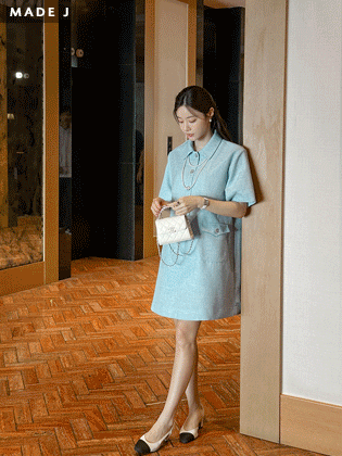 [MADE] Mademoiselle tweed dress