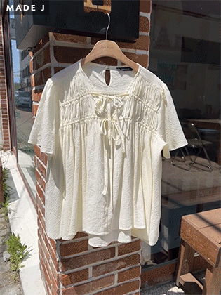 [MADE] Ramud shirring blouse