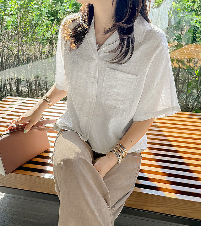 [MADE] French Linen Team Blouse