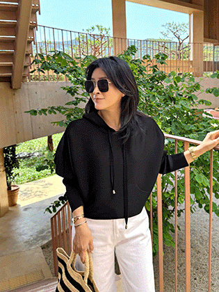 Pleated Hoodie
