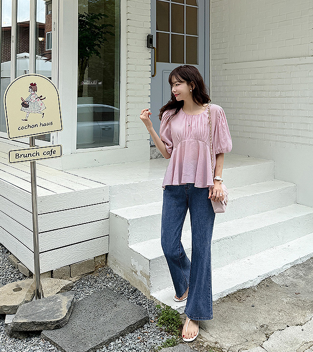 Lovely shirring blouse