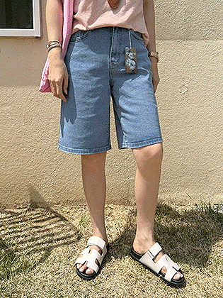 Coverfit 5-part denim pants