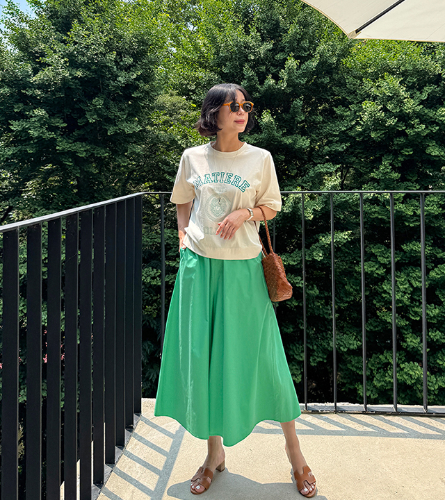 Marty embroidery short sleeve tee