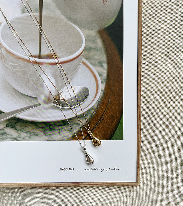 Water Drop Pendant Necklace 