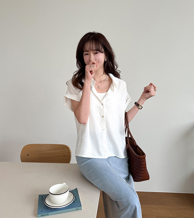 Classic modal blouse
