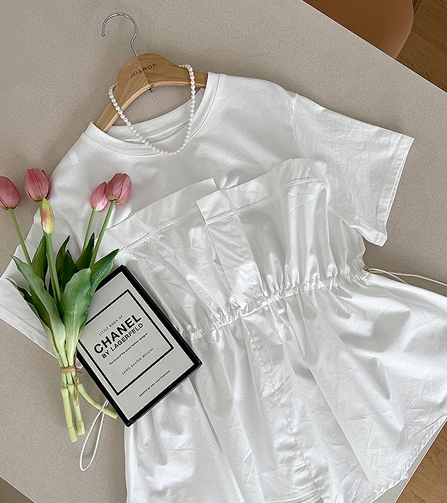 Mixed Layered T-Blouse