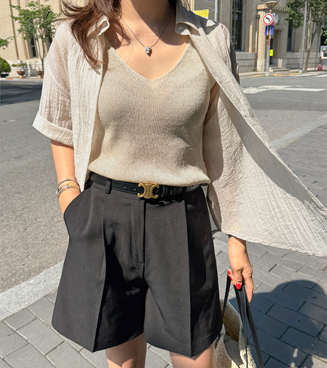 Helen V-neck Knit Nashi 