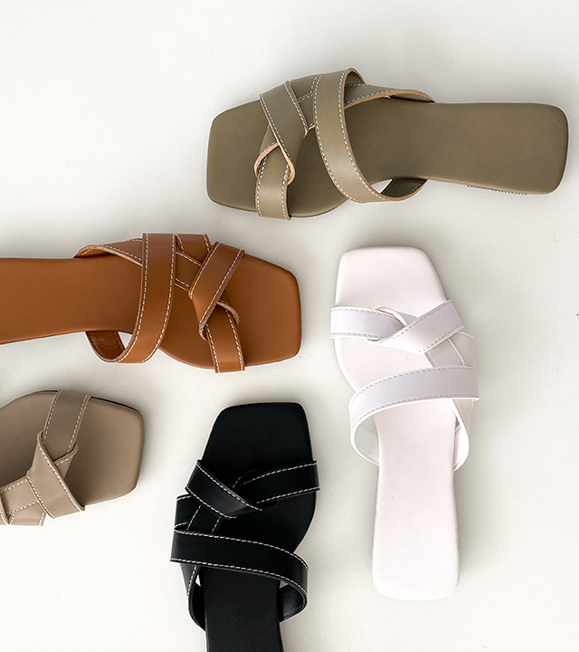 Roe twist slippers
