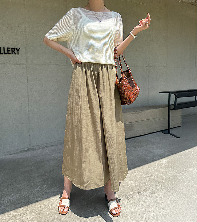 Soft Glossy Culottes