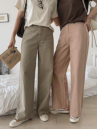 Maple wide cotton pants 