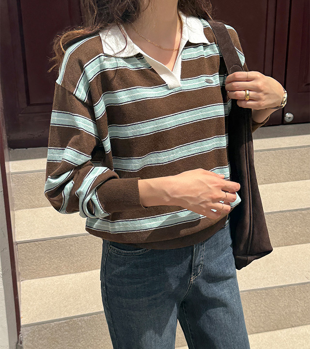 Preppy Striped Knit