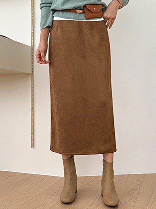 Mare Suede H-Line Skirt