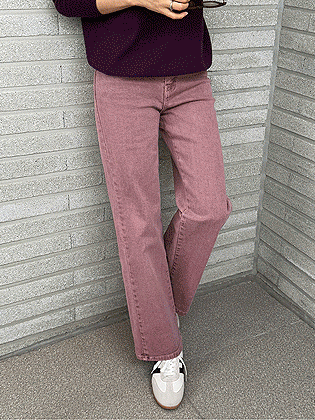 Neutral Dyed Semi-Wide Pants