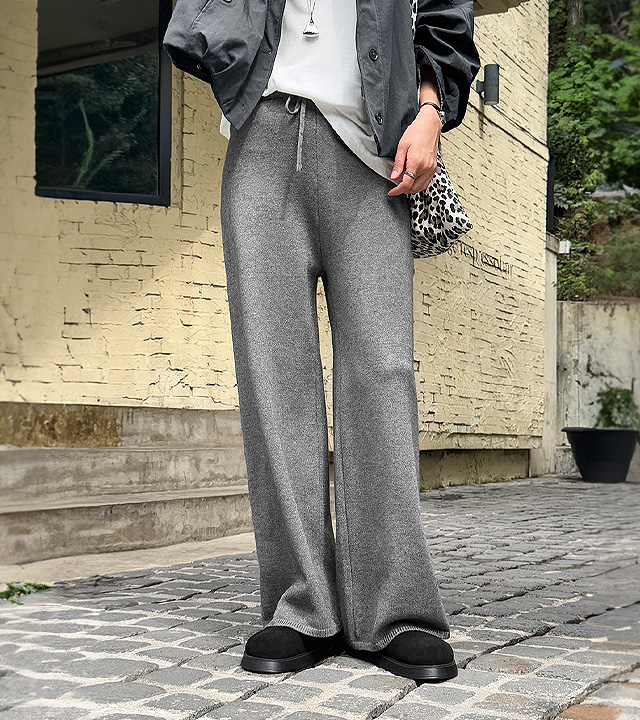 Tove wide knit pants