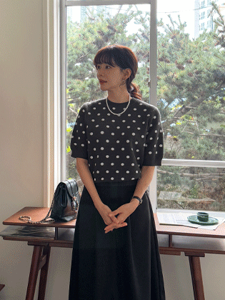 Play Dot Short Sleeve Knit