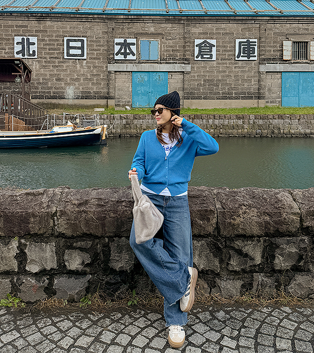 [MADE] Core Wool 100% Whole Garment Knit Cardigan 