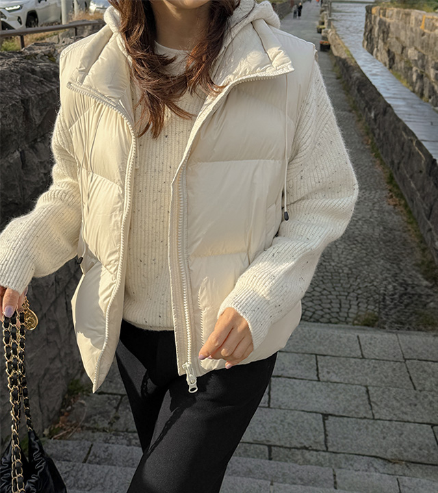 Er duck down padding vest