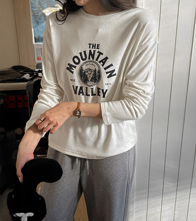 Mont Printing Fleece Round Tee