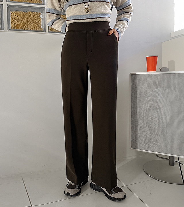 [MADE] Cheese Poop Cover Mink Wide Slacks 