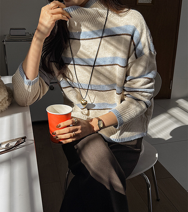 Mori Stripe Wool Half-Polar Knit 