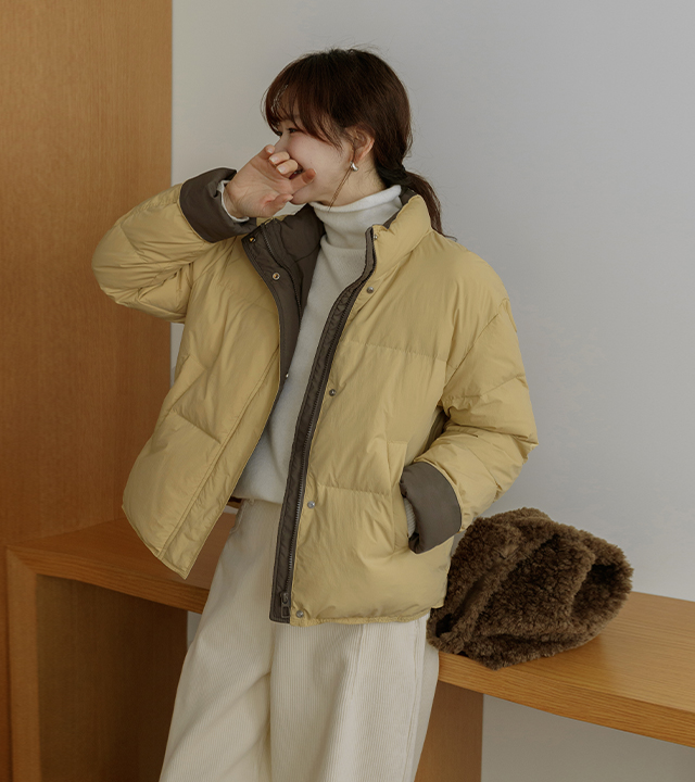 Candy-colored duck down padding