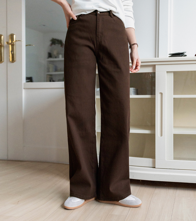 Warming fleece wide pants 