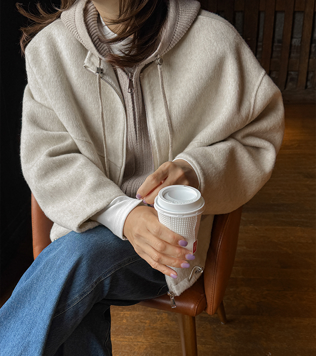 [MADE] Volume Alpaca Handmade Short Coat 